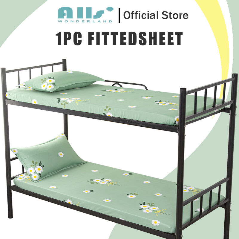 Alls' Wonderland Fittedsheet Single/Queen/King Bedsheet Stripe Pillowcase Minimalist Geometric Single Rubber Around Sheets ราคา 109 บาท*ส่งฟรี