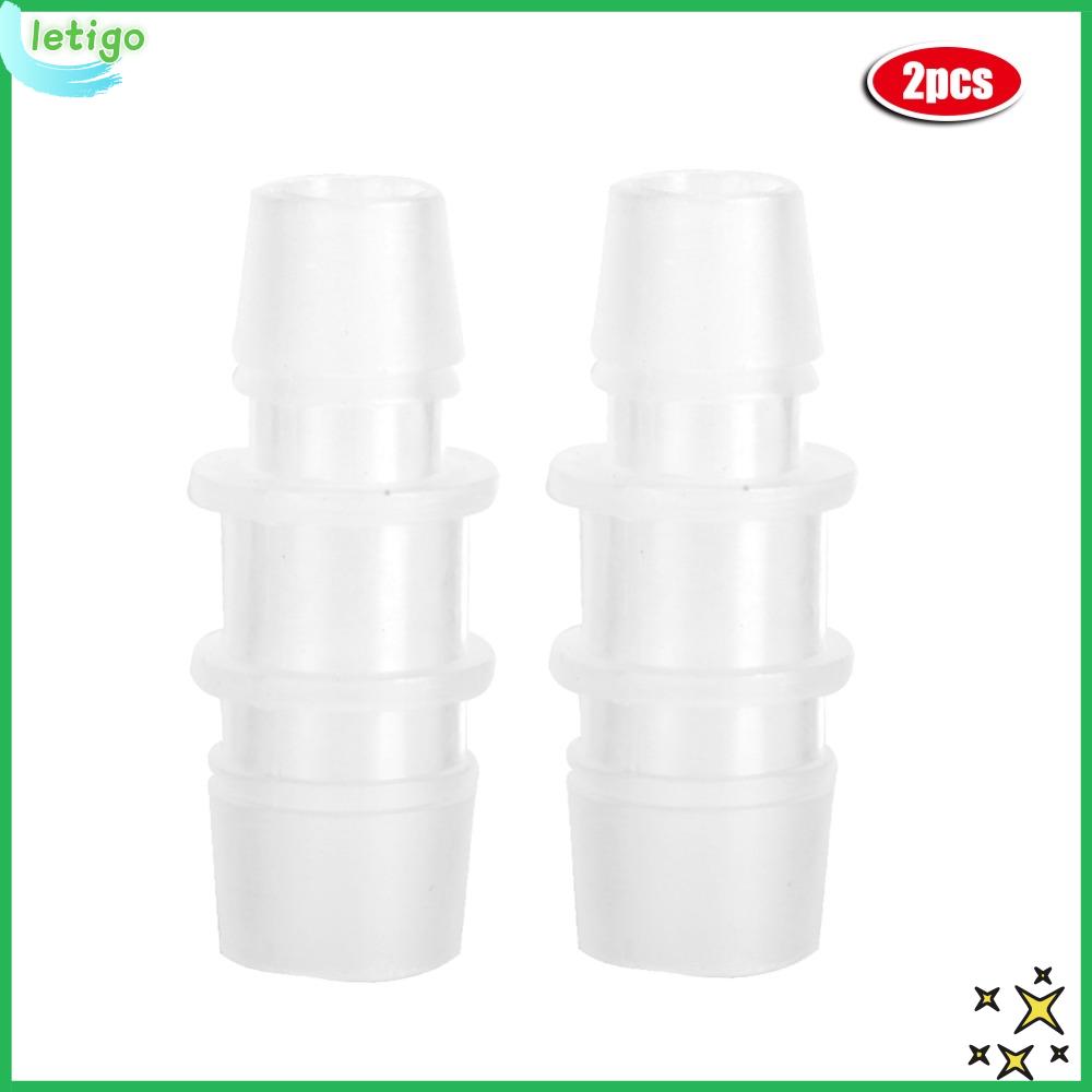 LETIGO 2PCS Set Loại thẳng Bộ chuyển đổi bể cá Kích thước 16mm đến 20mm Giảm thiết kế Đầu nối bộ chuyển đổi Bền bỉ Nhựa Phụ kiện nối ống Bể cá
