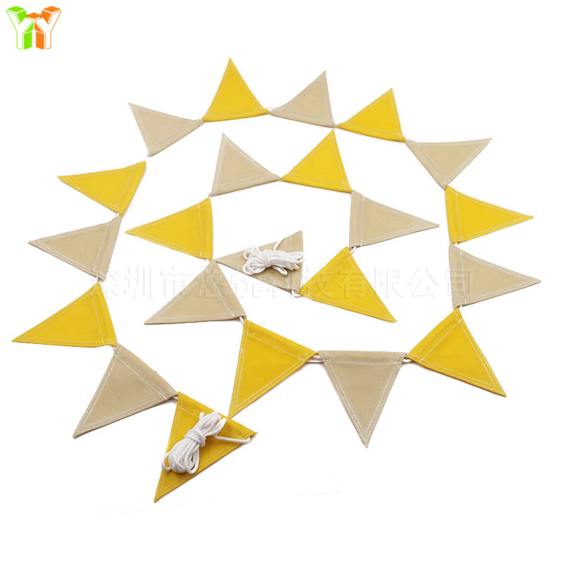 6 Meters 22 Outdoor Tent Flags Canvas Camping Flags Camping Trip Pennant Flags Hanging Flag Camping 