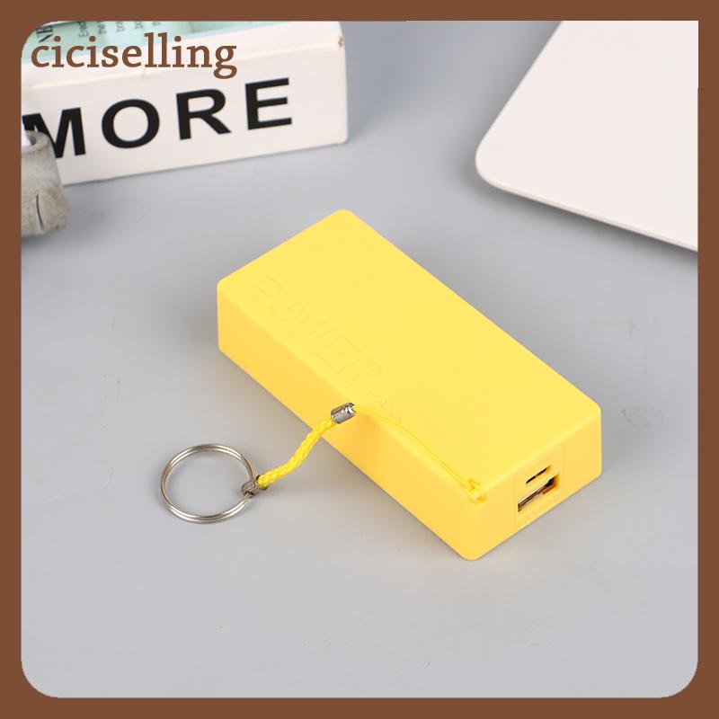 [ciciselling] Điện thoại di động ngân hàng sạc pin gói cho trường hợp tự làm hộp Protable đầy màu sắc stroage hộp - 8