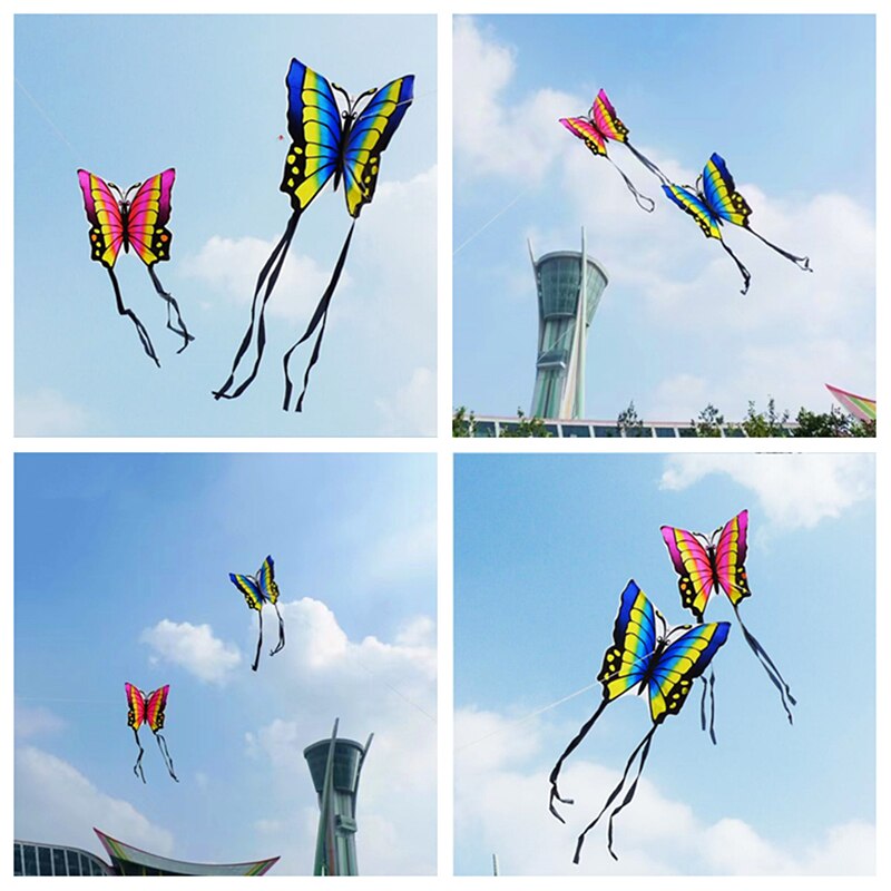 Kite 1set Children Kite Toy Cartoon Butterfly Swallows Eagle Kite