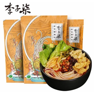 【Instand Noodle】李子柒螺蛳粉&嗨吃家螺蛳粉 Chinese delicious food taste Li Zi Qi Snail Rice Noodles Liuzhou Famous Brand LIZIQI Luo Si Fen snail rice instant noodles (Bundle of 3pack , 335g/per pack)