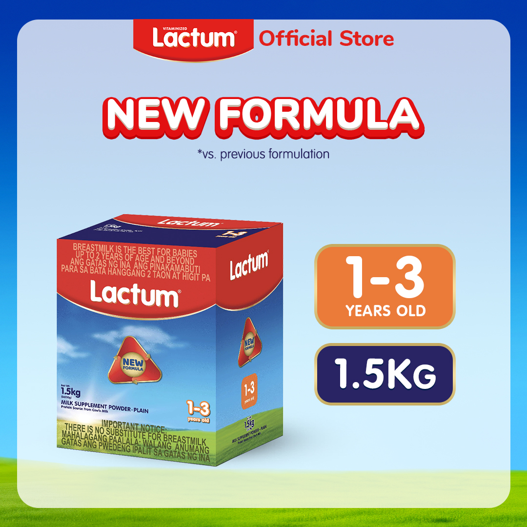 Lactum for 1-3 Years Old Plain 700g Milk Supplement Powder for