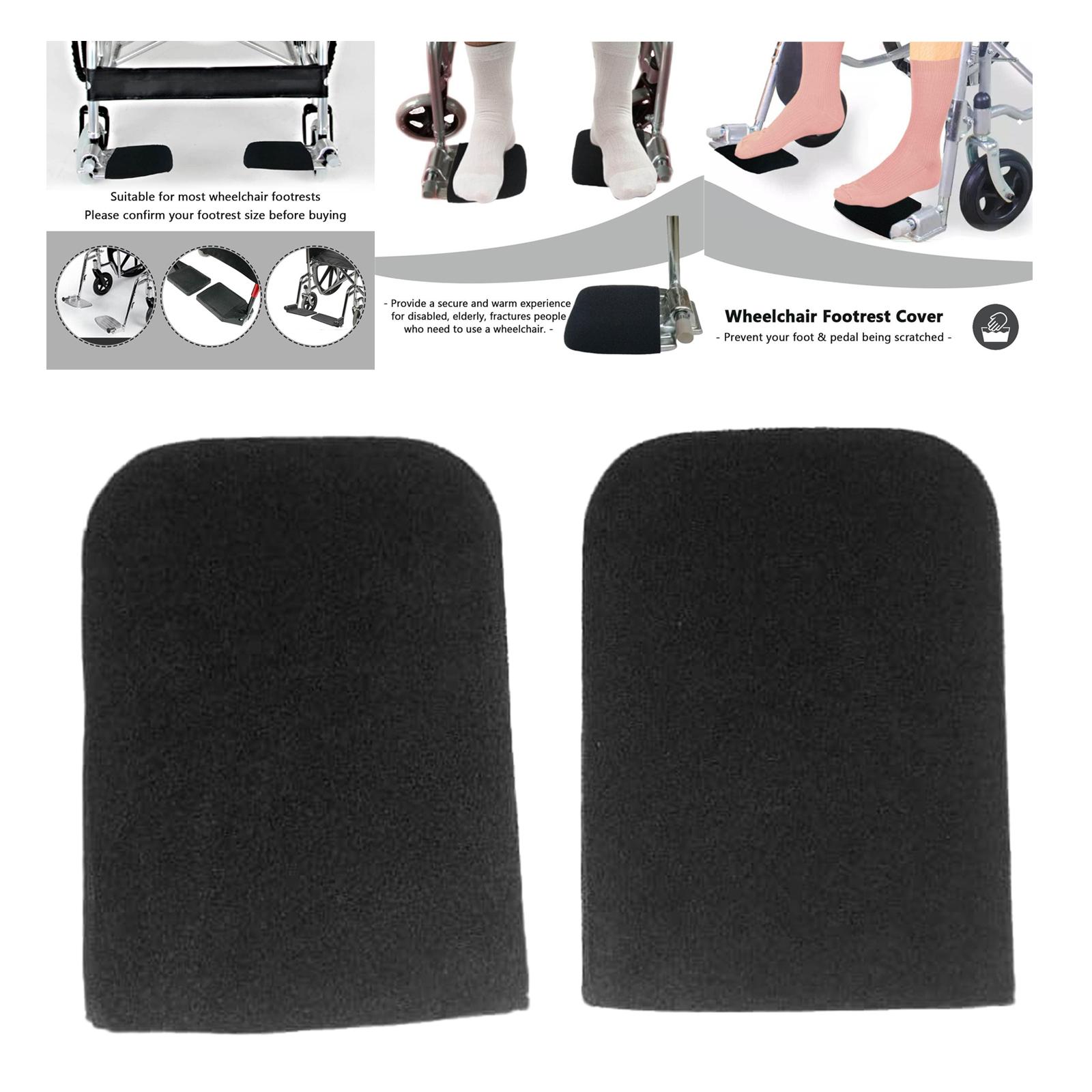 Baoblaze Wheelchair Footrest Covers Lightweight Durable Universal Neoprene 2 Pieces ราคา 138 บาท*ส่งฟรี