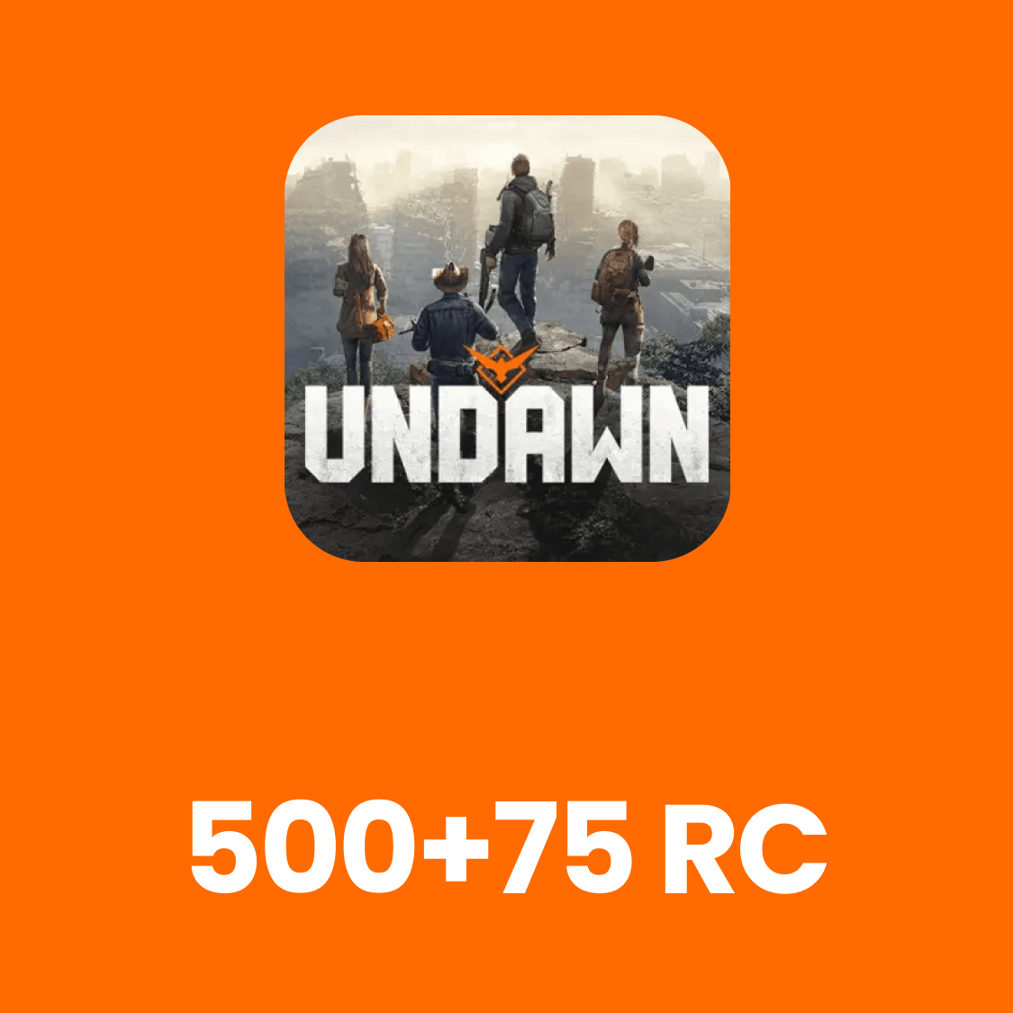 Undawn 500+75 Rc Code ราคา 342 บาท*ส่งฟรี