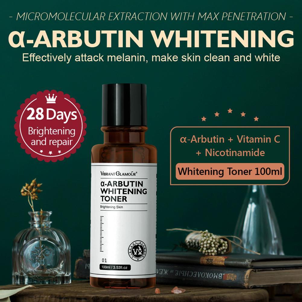 VIBRANT GLAMOUR -Arbutin Whitening Toner Niacinamide Moisturizer Dark