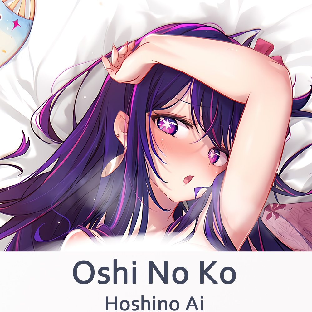 Oshi No Ko Hoshino Ai Dakimakura 2WAY Hing Body Shaping Case Anime Gối Gối Gối Gối Gối Gối Giỏ Quà Giáng Sinh