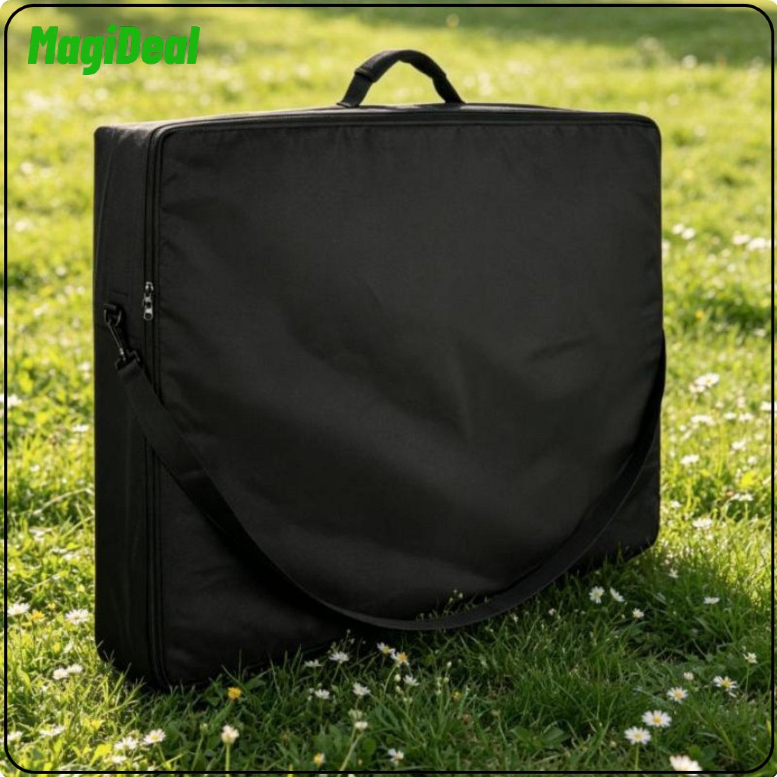 Large Capacity Folding Chair Storage Pouch for Outdoor Rocking Chair Camping Bed Table Portable Equipment Holder with Shoulder Strap