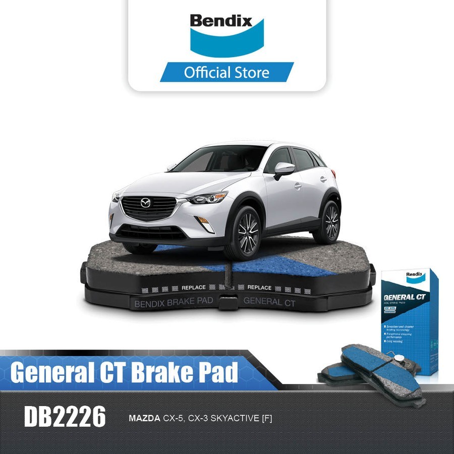 Bendix Kampas Rem Depan Brake Pad Mobil MAZDA CX-5 DB2226GCT Harga 836,400 rupiah*Gratis Ongkir
