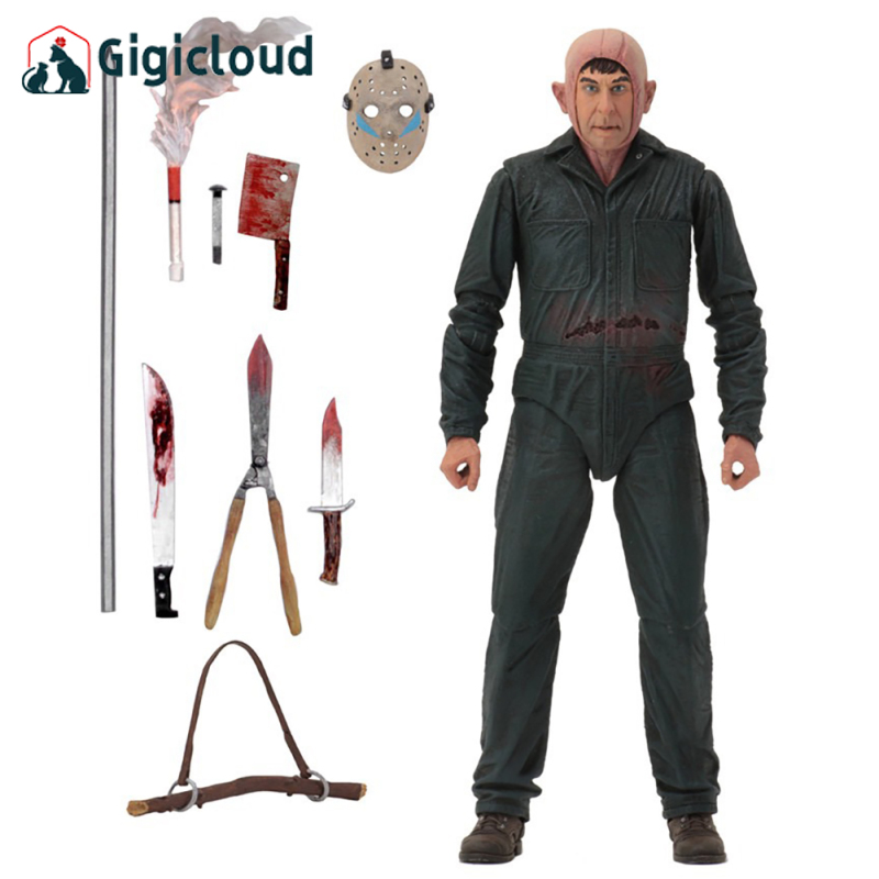 Gigicloud Jason Roy Burns Action Figure Horror Movie Character Figure Doll