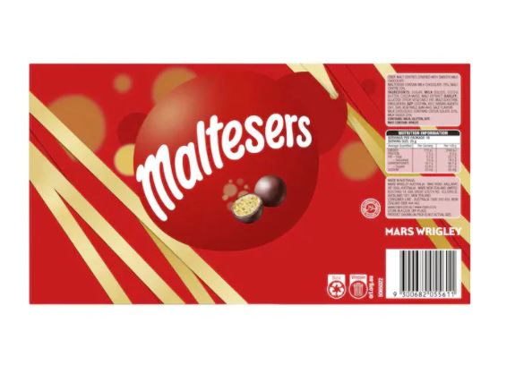 Socola sữa dạng viên Maltesers Milk Chocolate Party Gift Box 400g