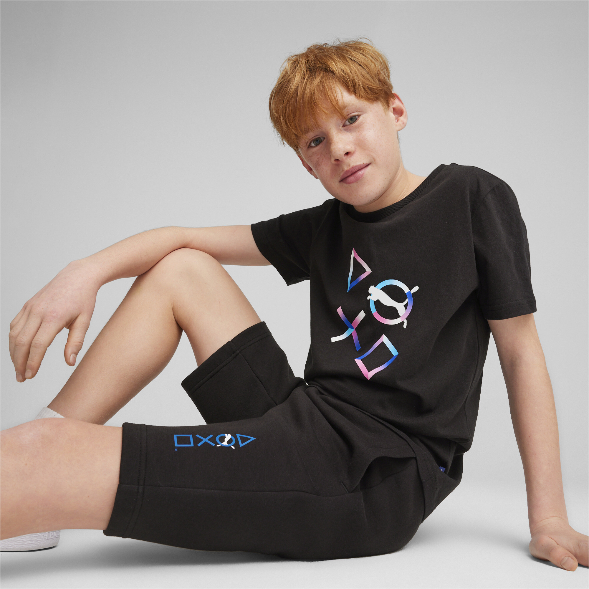 PUMA KIDS - PUMA x PLAYSTATION Youth Tee Black - 62486201 ราคา 720 บาท*ส่งฟรี
