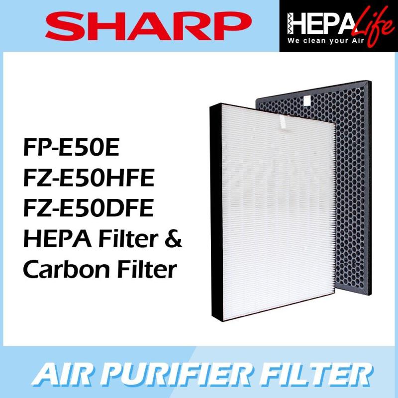 SHARP FP-E50E Compatible Hepa & Carbon Filter - Hepalife Singapore