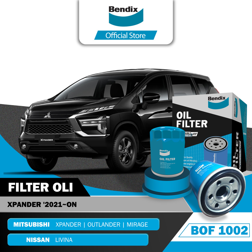 Bendix Oil Filter Oil Filter for Mitsubishi Xpander 2021-on - Bof1002 Giá 58,000 Đồng*Miễn phí vận chuyển