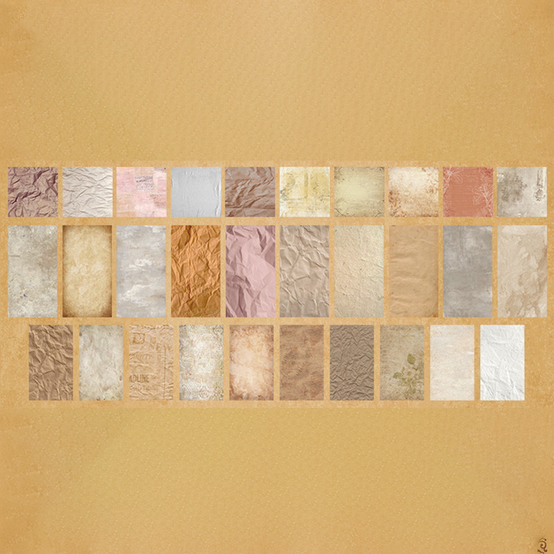 60 Sheets Nostalgic Life Series Scrapbook Paper Journal Diary Decor DIY Material Paper Aesthetic Paper