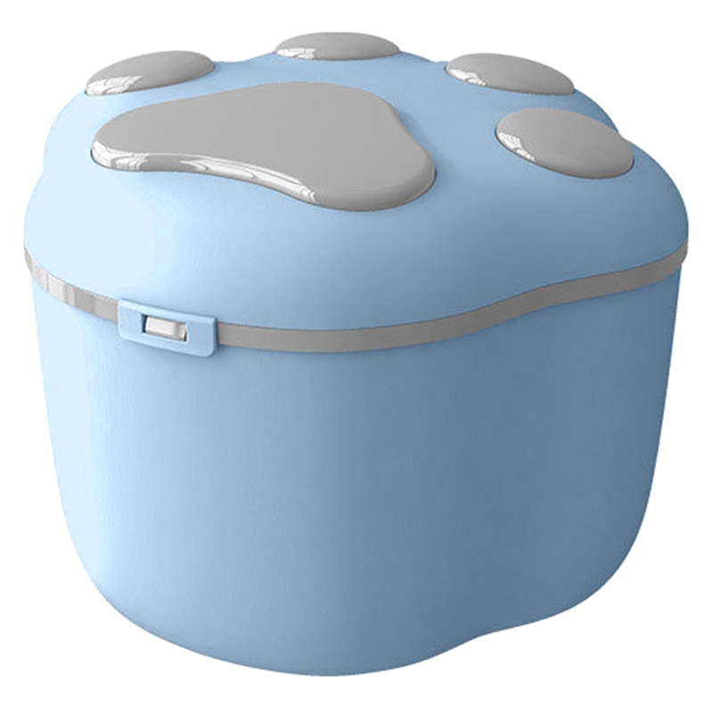 Cat Food Box Sealed Plastic Large Capacity Dog Grain Storage Container Pet Snacks Bucket Moisture-Proof Dry Feeder - 2