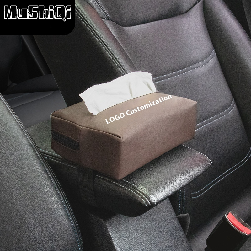 MuShiQi Car Seat after Tissue Bag Tissue Storage Box Tissue Bag Tissue Bag Armrest Dedicated ราคา 172 บาท*ส่งฟรี