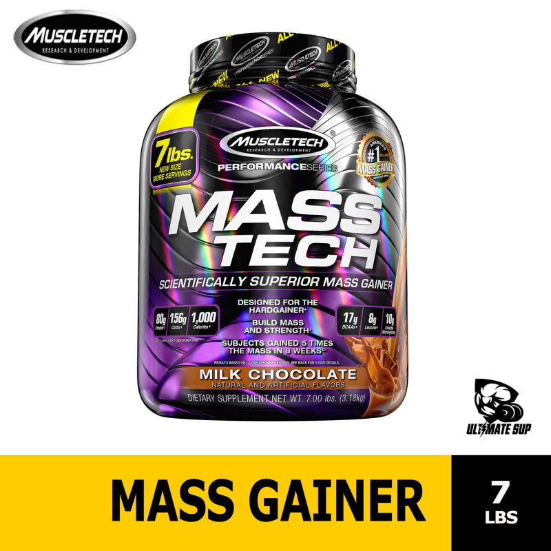 Buy Muscletech, MassTech, Scientifically Superior Mass Gainer Protein Powder, 7.00 lb Singapore