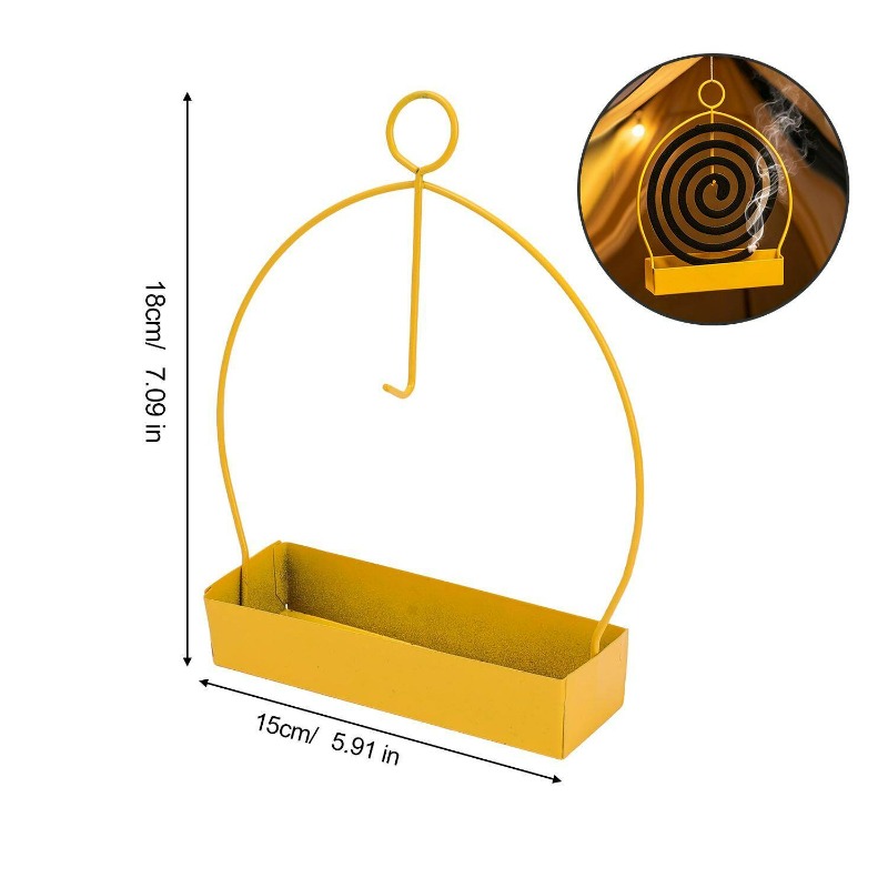 New Hand-Held Hanging Mosquito Coil Holder Home-Use Wrought Iron Sandalwood Stand