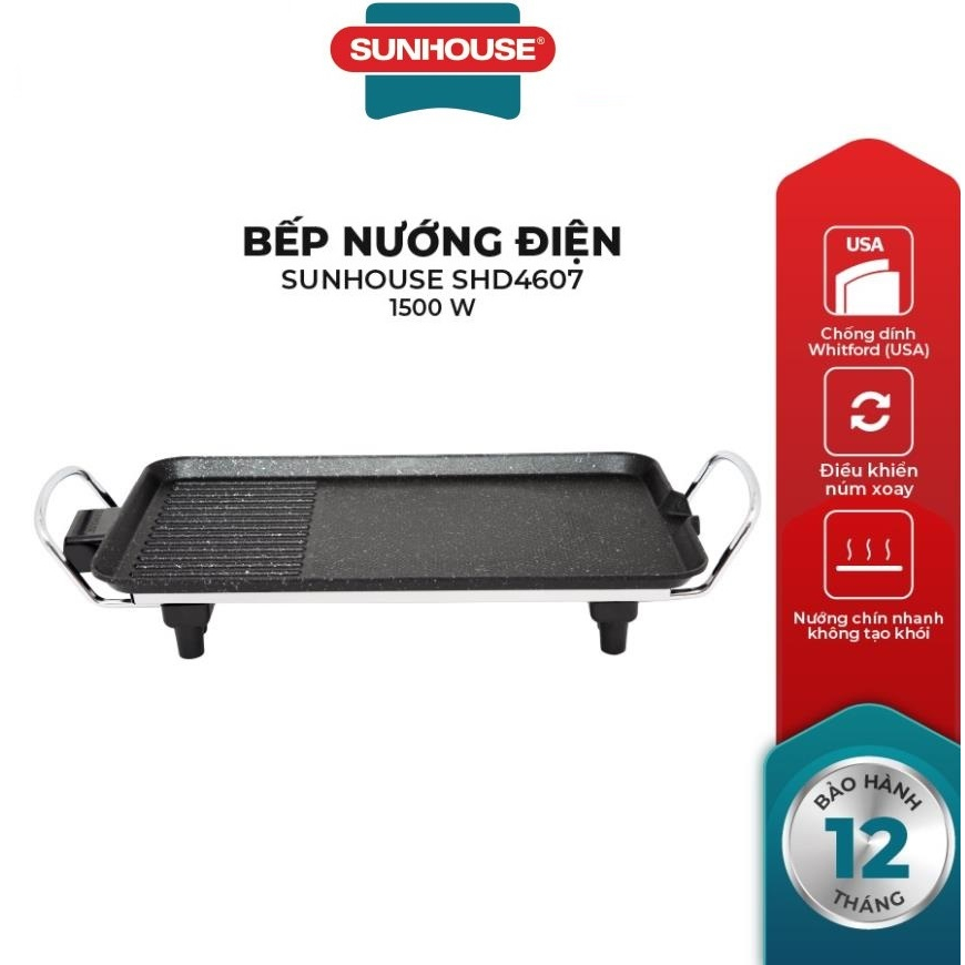 Bếp nướng điện sunhouse shd4607
