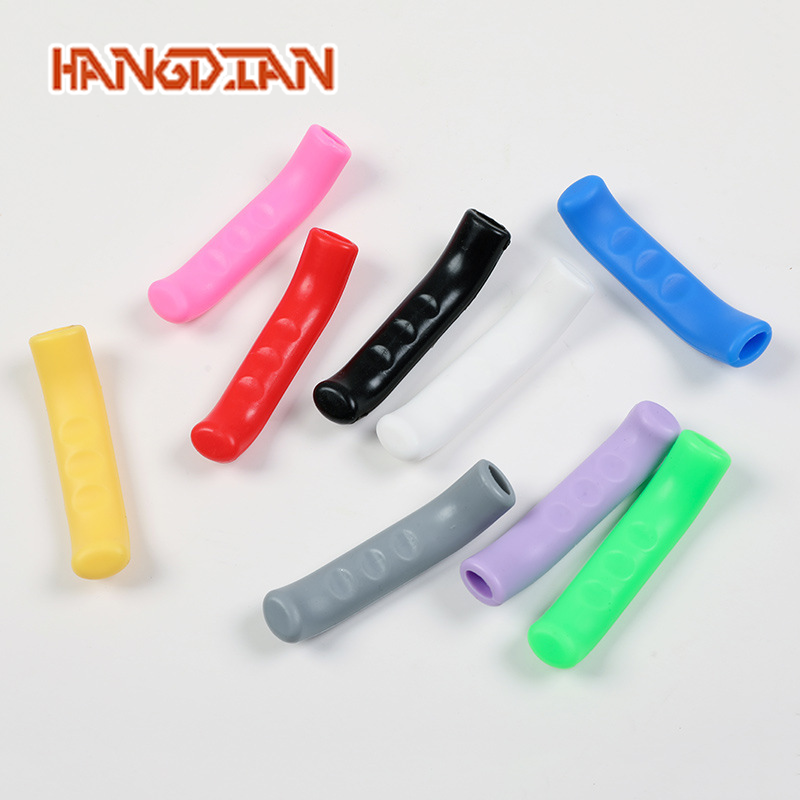 HANGDIAN Silicone Brake Lever Grips for Mountain Bike and Road Cycling - Anti-Slip Protective Covers for Enhanced Comfort and Control ราคา 14 บาท*ส่งฟรี