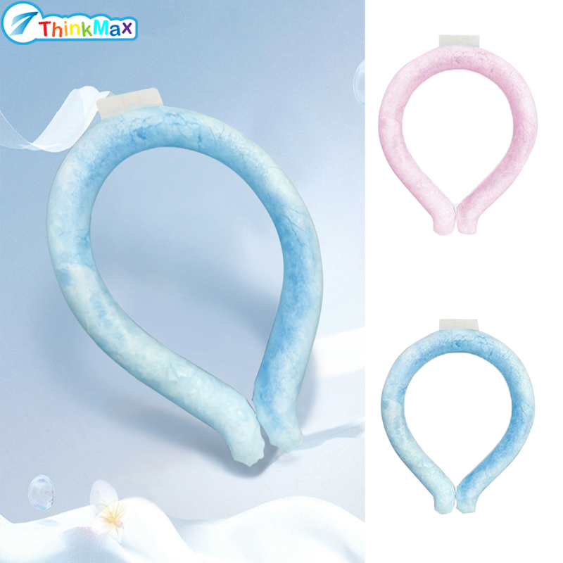 Neck Cooling Tube, Reusable Ice Neck Cooler Wraps, 18℃/64℉ Ice Neck Cool Ring, Ergonomic Wearable Body Cooling Collar For Summer Hot Weather ราคา 126 บาท*ส่งฟรี