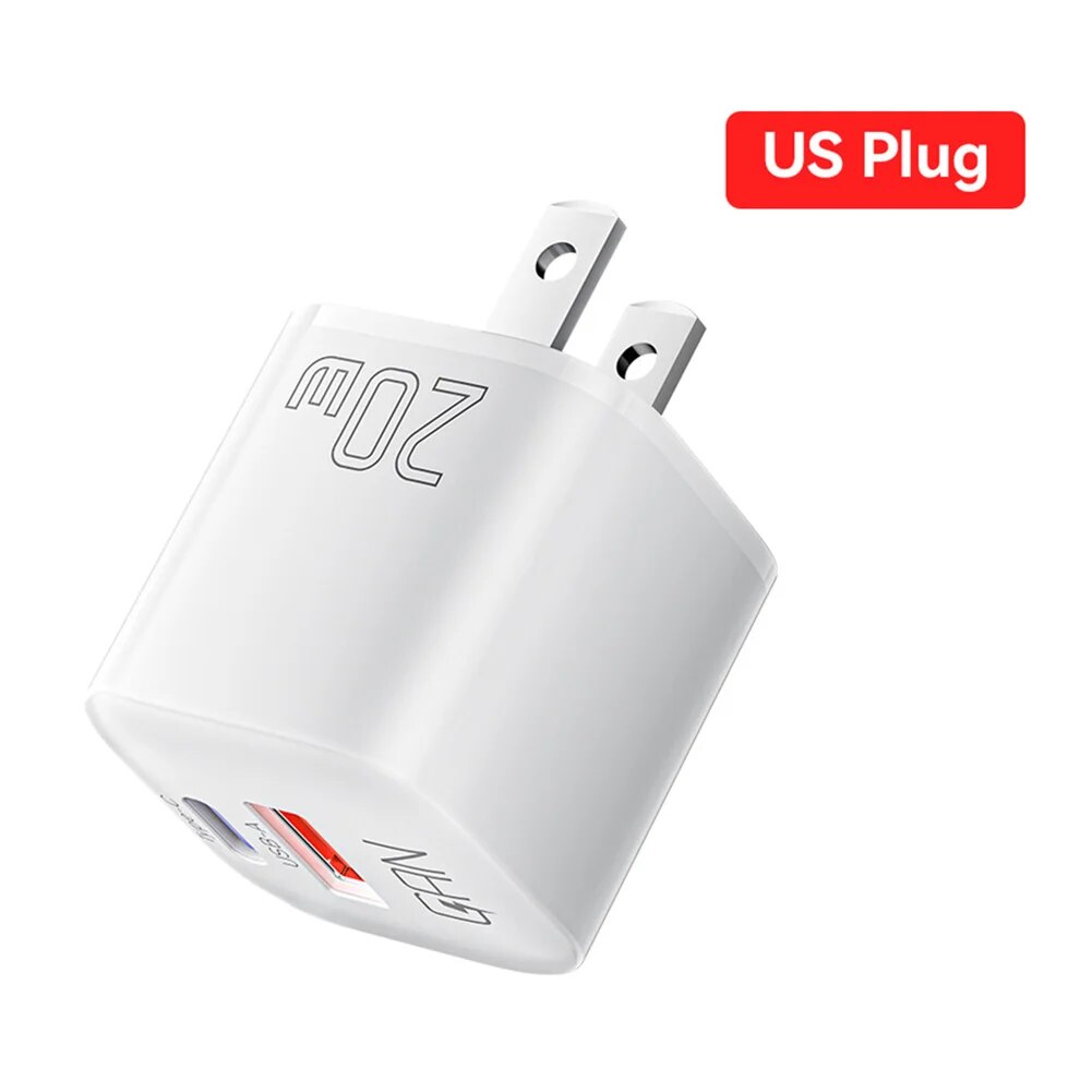 Essager Pd 20W Gan loại USB C Sạc Di Động Sạc Nhanh Sạc sạc nhanh Bộ chuyển đổi điện Cho iPhone iPad