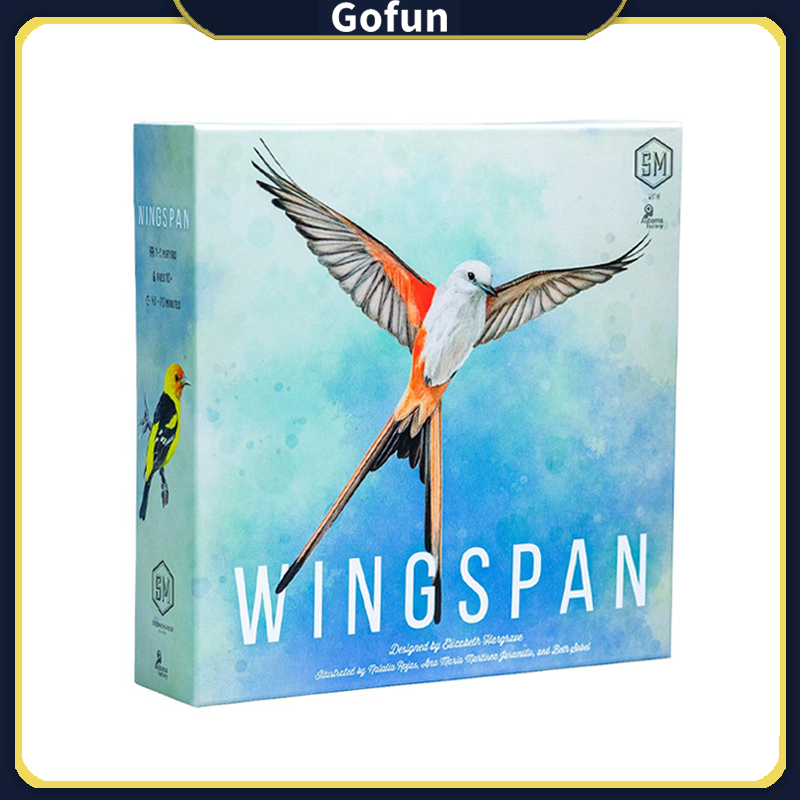 【Wingspan】เกมกระดาน wingspan expansion Strategy Board Game (ภาษาอังกฤษ)เกมเล่นหลายคน บอร์ดเกม เกมโรคระบาด Family-Friendly Party Games บอร์ดเกม เกมเล่นกับเพื่อน เกมปาร์ตี้