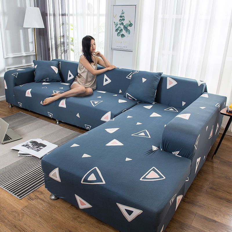zhaolihua1 High elastic lazy full coverage, dustproof and anti slip mat, living room cover, minimalist sand cover Sofa Covers & Slips