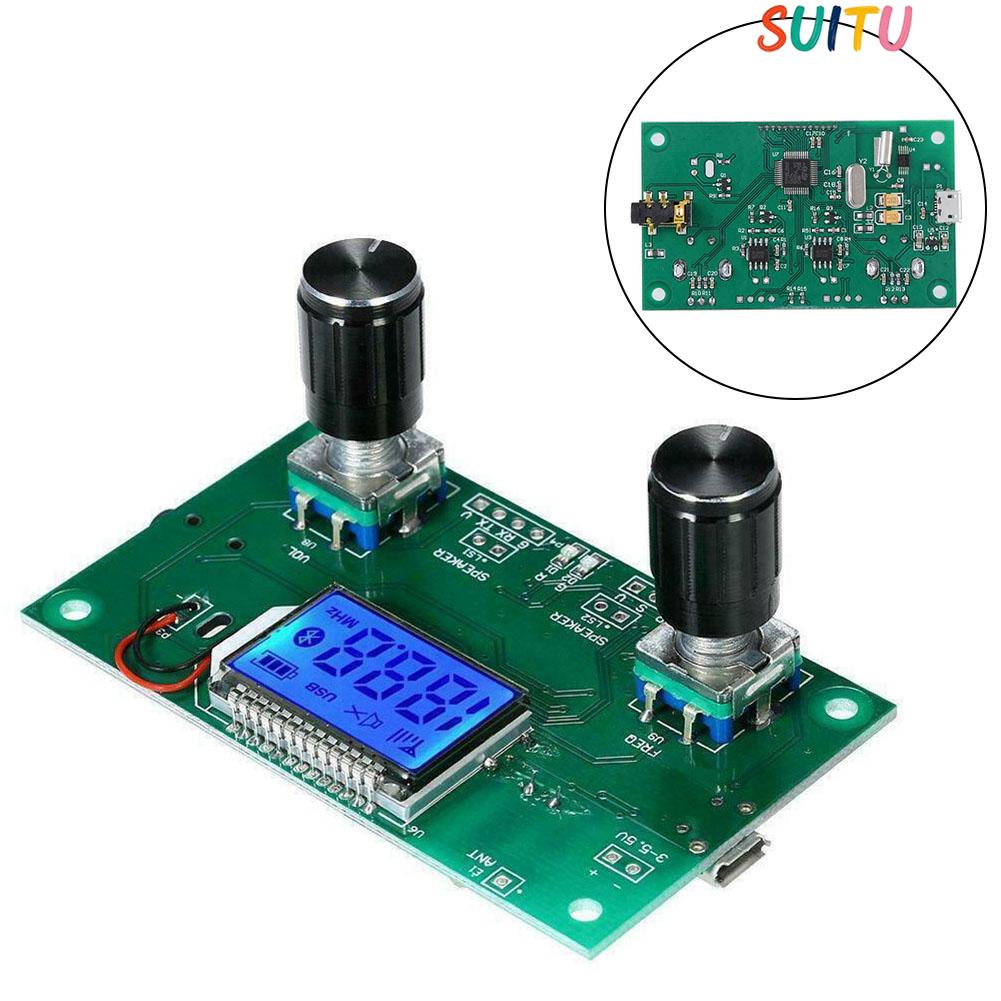 SUITU Mini Stereo FM Receiver Module LCD Display with PLL 87 0MHz108 0MHz ราคา 469 บาท*ส่งฟรี