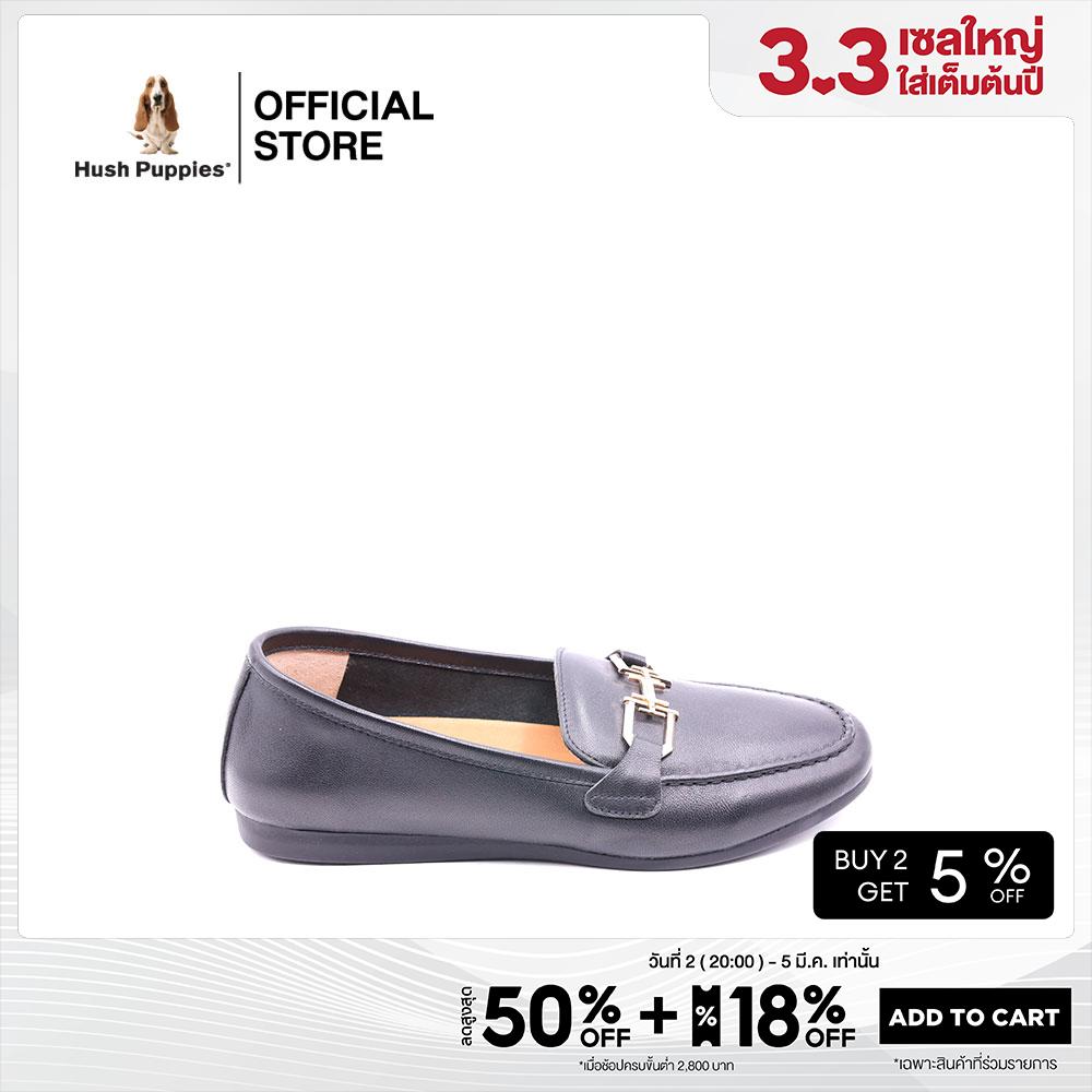 Hush Puppies Women's Shoes HP 8WCFI77C3A BLACK (Casual Shoes Slip-ons) ราคา 2,952 บาท*ส่งฟรี