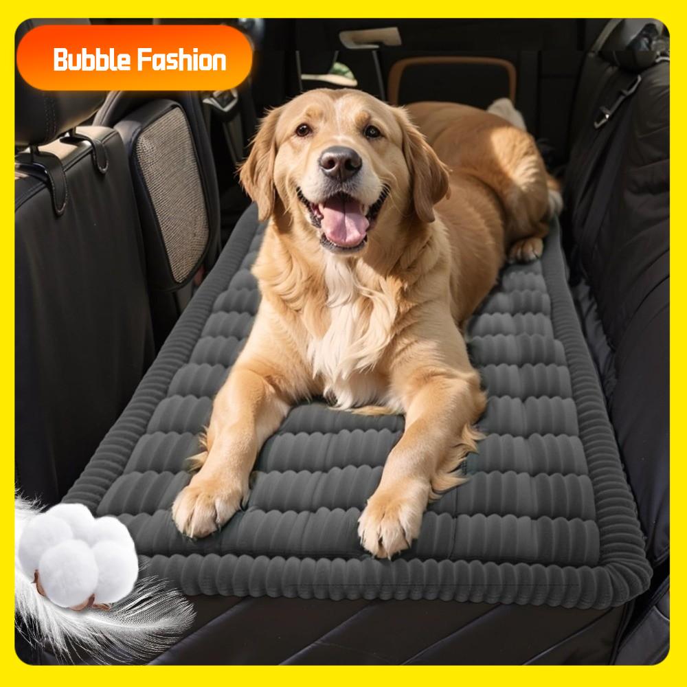 BUBBLE FASHION Đa năng Thảm giường cho thú cưng ở ghế sau Thoáng khí Sang trọng và dày dặn Giường chó kẻ caro Chất lượng cao Có thể giặt Thảm du lịch cho thú cưng không trượt