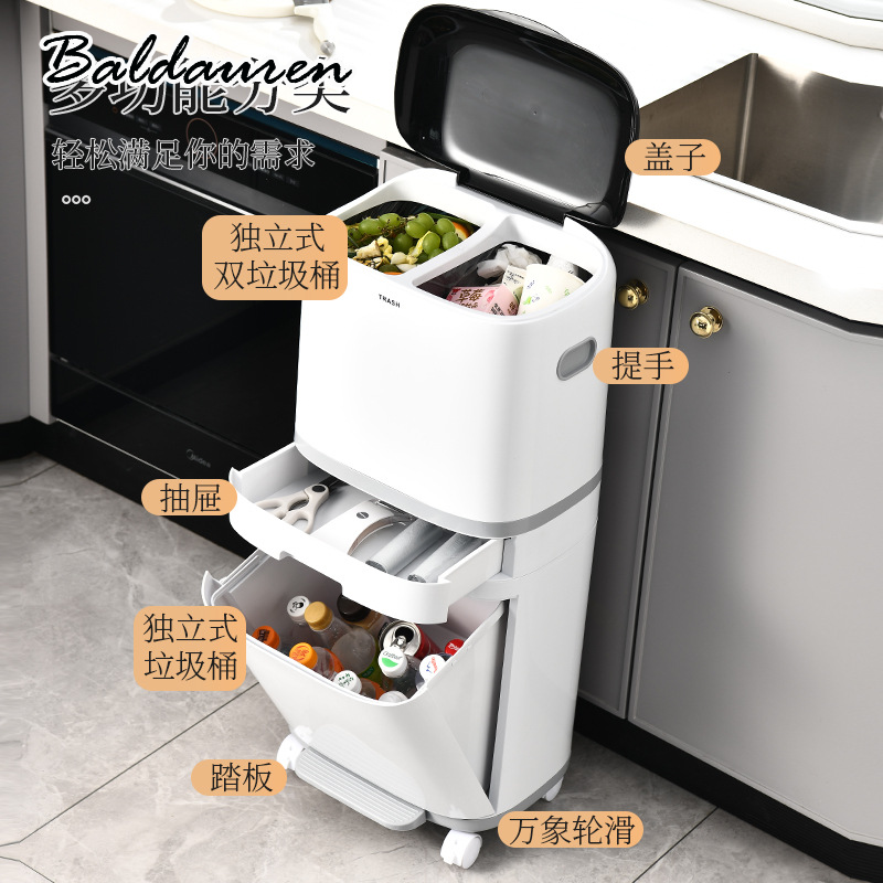 BALDAUREN ถังขยะถังขยะถังขยะความจุถังขยะ คนส่วนใหญ่ชอบ ปลอดภัย คงทน คุณภาพดีมาก ULT23B0JHE 49Z241205 ราคา 1,199 บาท*ส่งฟรี