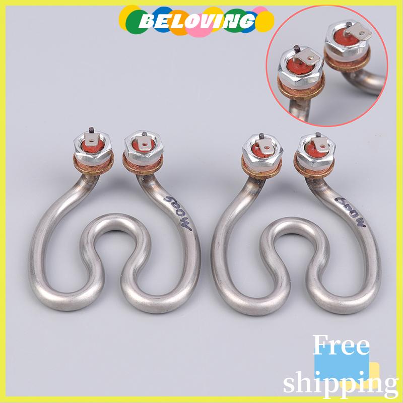 Beloving Flash Sale 500W 600W 220V Ấm đun nước điện không gỉ yếu tố làm nóng móng ngựa nước điện ống nhiệt cho máy pha cà phê - 2