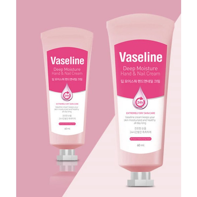 Vaseline deep moisture hand & Nail Cream Manicure skin care softer 60ml-duocmyphamdran