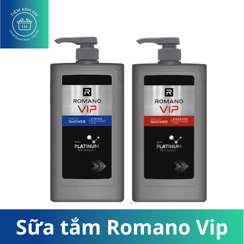 Sữa tắm cao cấp Romano Vip đẳng cấp mới chai 650g