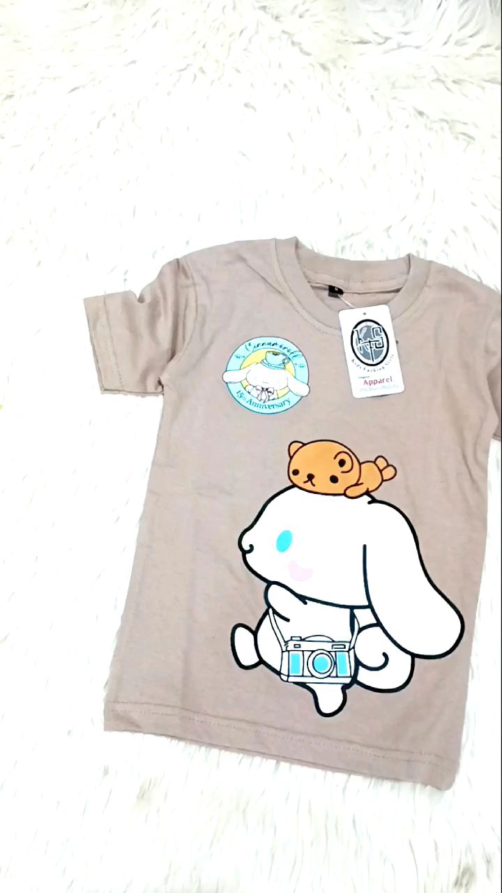 atasan baju kaos anak cinnamorrol anak perempuan usia 1-10thn