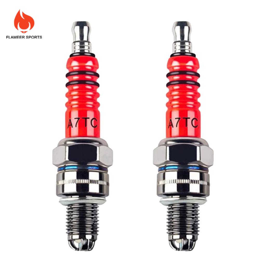 Flameer gói của 2 bugi a7tc a7tjc 3 cho GY6 50cc-125cc xe máy ATV
