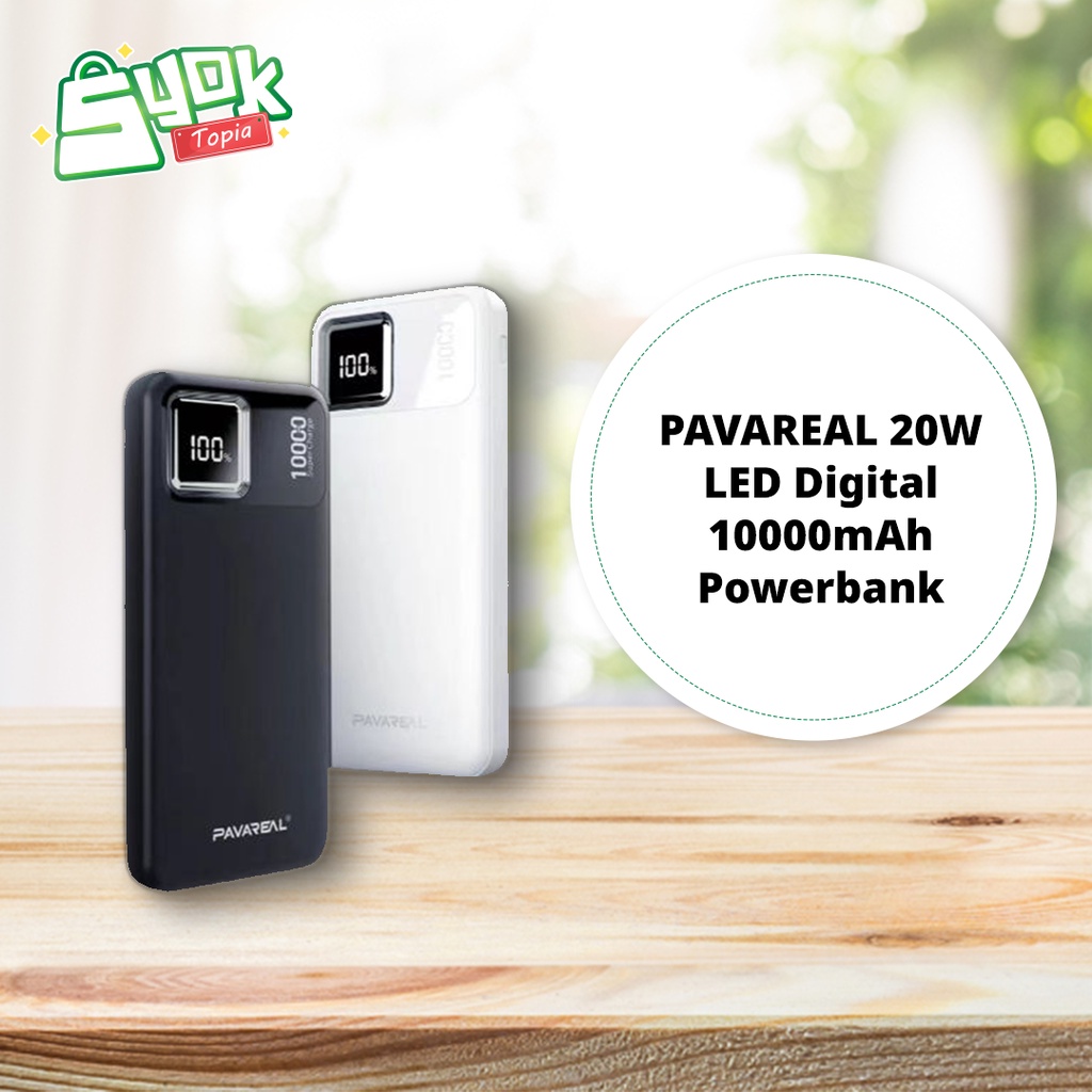 Buy PAVAREAL PAVAREAL PB16 Power Bank Powerbank 20000mAh Fast Charging  Black Online