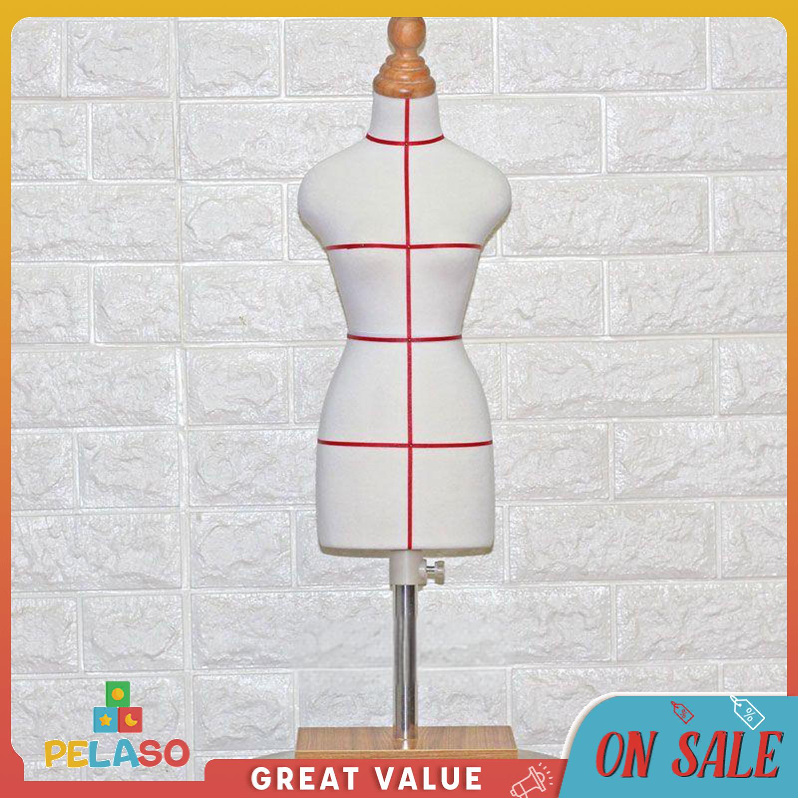Pelaso Doll Dress Form Sewing Mannequin Fashion Design Tool Support Decor Adjustable Decorative Miniature Dress Model for Showcase ราคา 14,133 บาท*ส่งฟรี