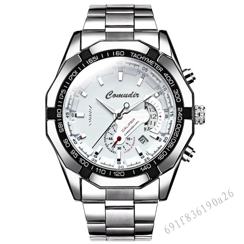 นาฬิกาควอตซ์อินเทรนด์ของผู้ชาย - นาฬิกาแฟชั่นปฏิทินธุรกิจสำหรับผู้ชาย ราคา 173 บาท*ส่งฟรี