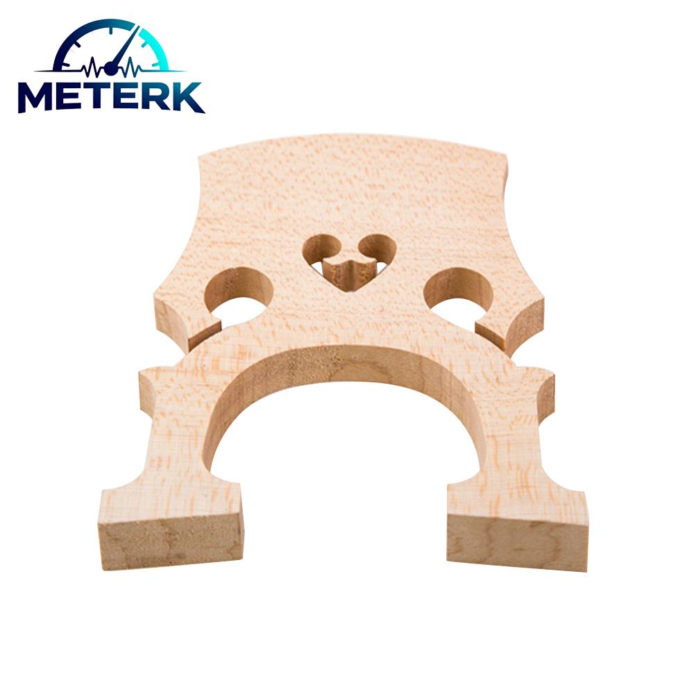 Meterk BUZHI 1 ชิ้นอะไหล่ 3/4 Maple Bridge สำหรับ Double Bass Contrabass Upright Bass ราคา 560 บาท*ส่งฟรี