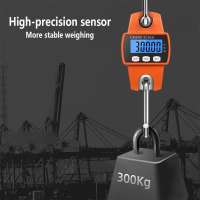 WEDVAN Scale Mini Digital Hanging LCD Weighing Crane Hook Heavy Duty Luggage 300kg presale Scales
