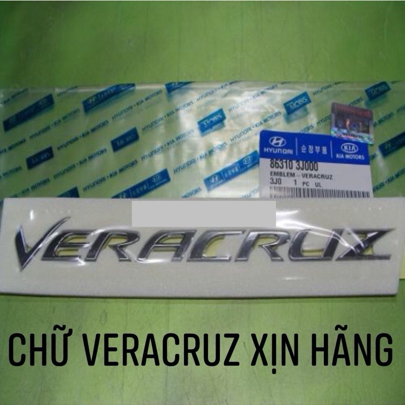 CHỮ NỔI VERACRUZ XỊN CHÍNH HÃNG HYUNDAI 86310-3J000