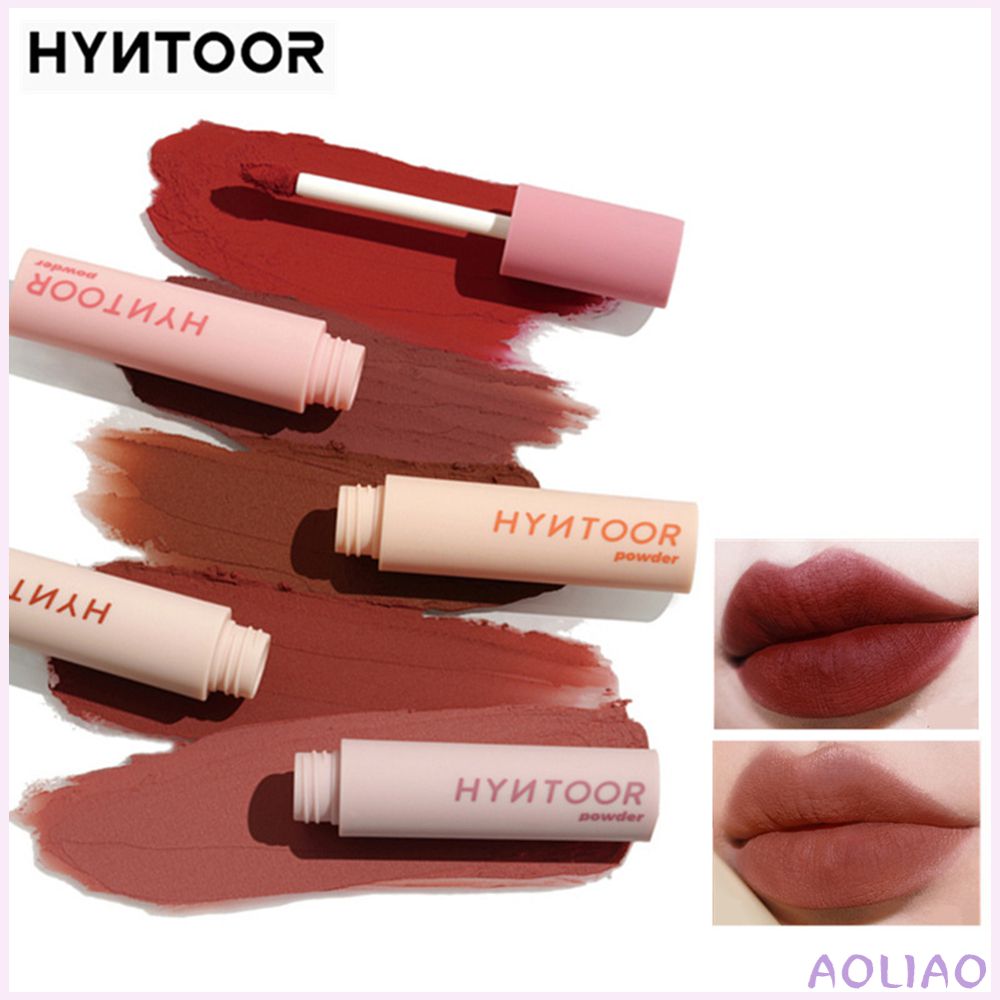Aoliao hyntoor 16 màu đen thỏ Macaron môi bùn 06 thỏ đen 04 gương Son bóng 05 môi mật ong 003 thích 