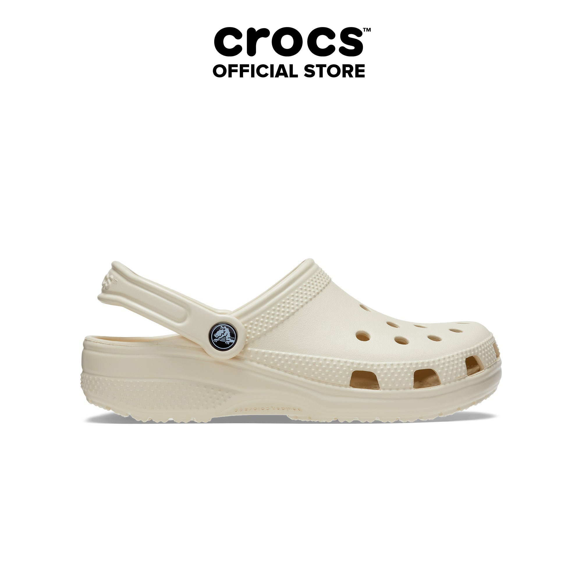 Giày Clog Unisex Crocs Classic - Bone