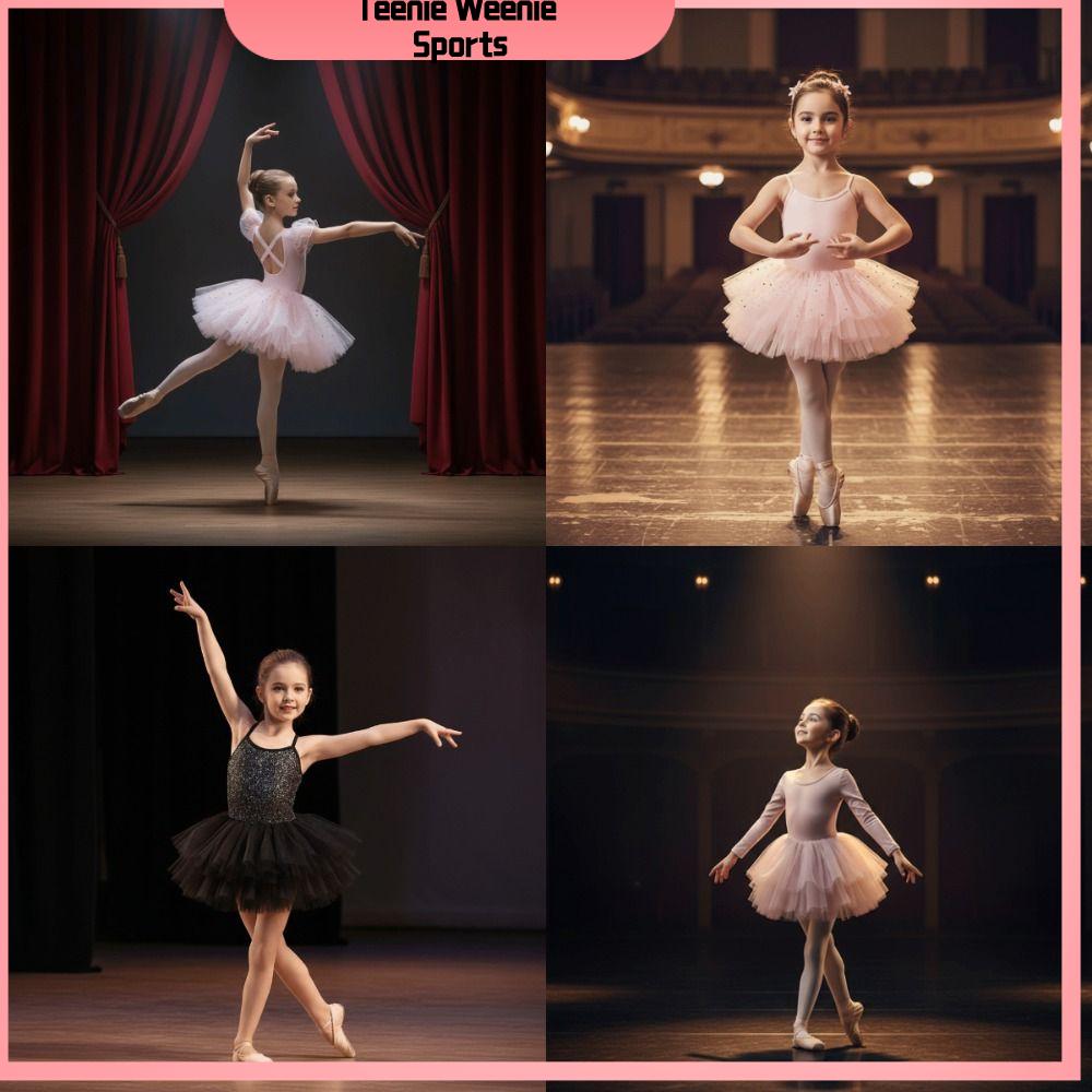 TEENIE WEENIE SPORTS Đầm sequin Váy tutu ballet cho bé gái Dây đeo chéo Mềm mại Quần áo biểu diễn ballet Chuyên nghiệp Váy công chúa Váy tiên nữ Ballerina Thể dục dụng cụ