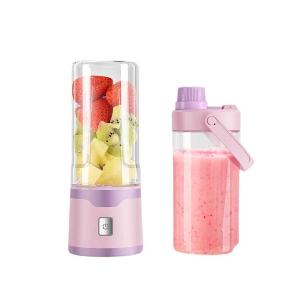 ZHONGMEET Thiết bị cầm tay Cốc ép trái cây điện USB Có thể sạc lại 500 ML Cốc trộn Dụng Cụ Nhà Bếp Cúp Đôi Cốc xay sinh tố Du lịch - 4
