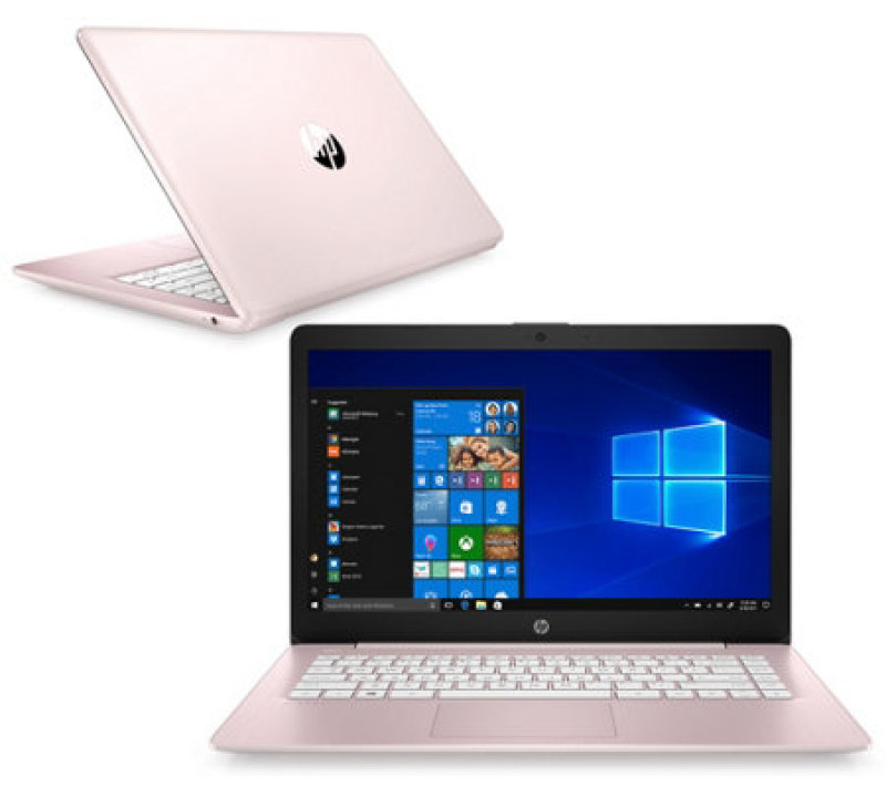 New model 2020 HP Stream 14 inch display/screen processor Celeron 4GB RAM(up-gradable to 8GB) choose 32GB or 128GB eMMC Windows 10 one year warranty In-build Webcam wireless mouse and hp bag