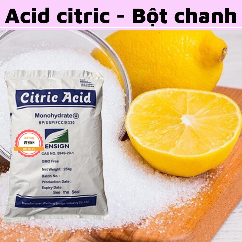 Axit chanh, acid citric ,chất điều chỉnh PH ,bột tạo độ chua